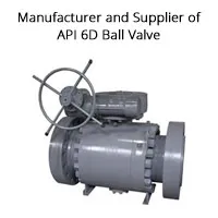 API 6D Ball Valve