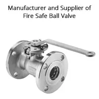 fire safe ball valve